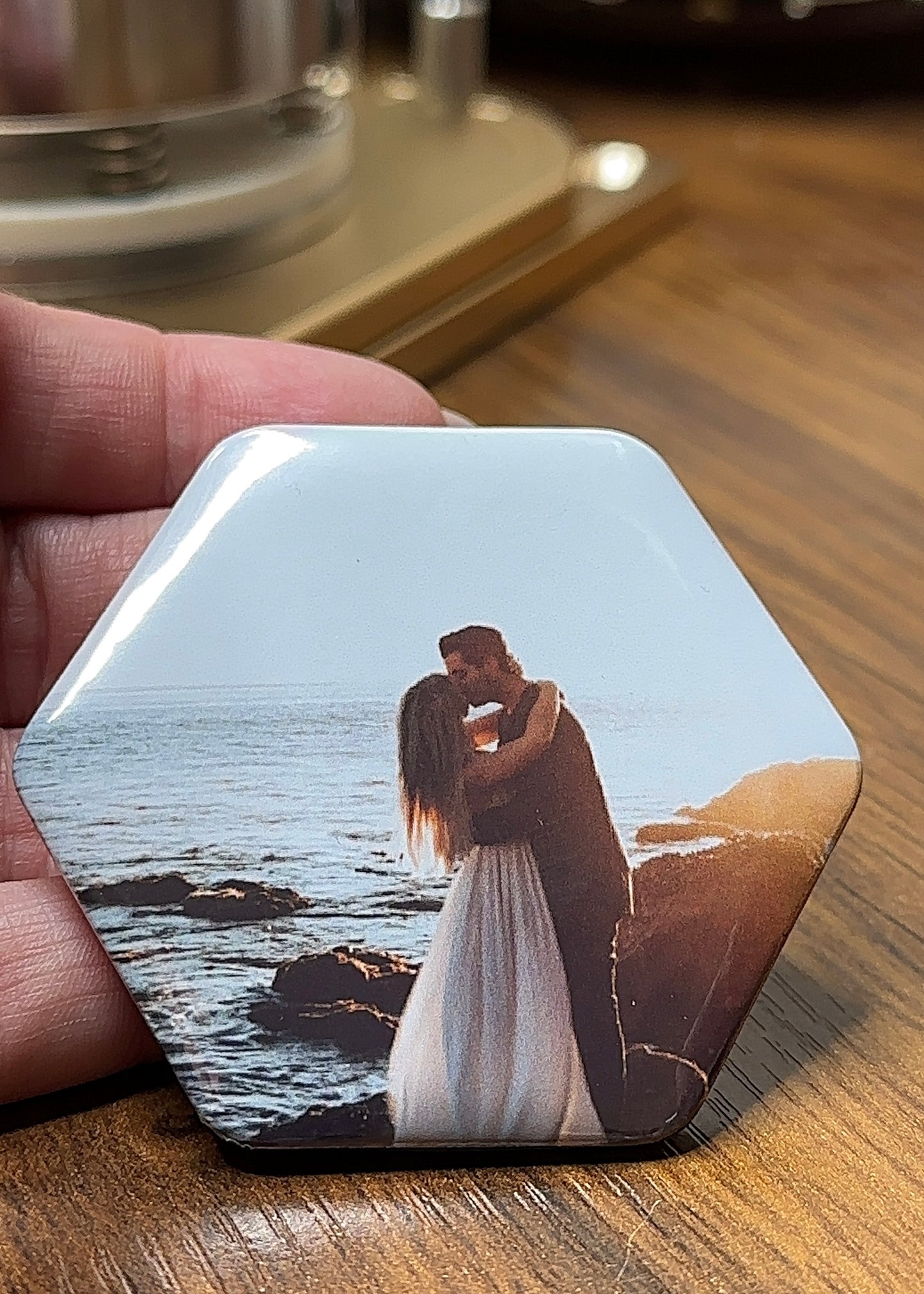 Custom Photo Hexagon Magnets